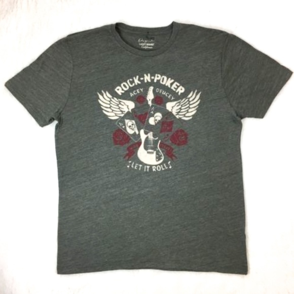 Lucky Brand Maglietta da uomo con logo Coors a maniche corte